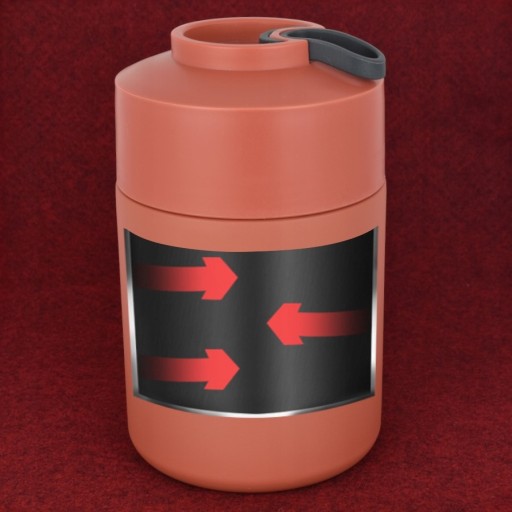 Pojemnik Termos na zupę żywność Miowi 850 ml Brick