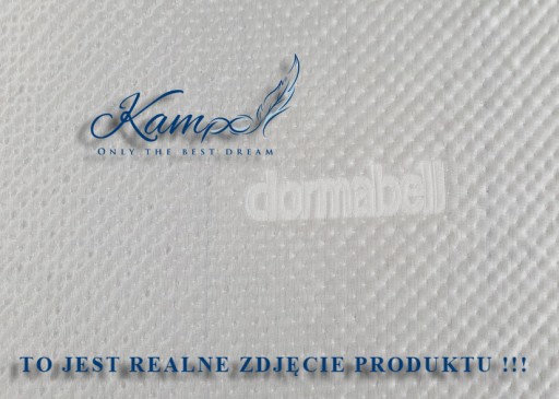 Gruby pokrowiec na materac 180x210 Na wymiar Zamek