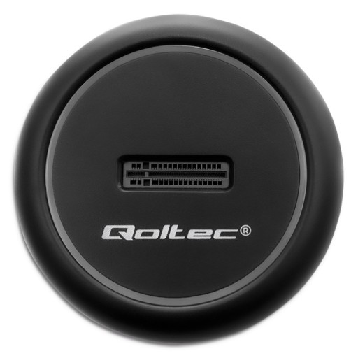 Док-станция для твердотельного накопителя Qoltec M.2 NVMe SATA USB-C емкостью 2 ТБ