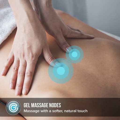 HoMedics Shiatsu GEL 2 в 1 массажный коврик SGM-1600H + бесплатный пистолет PGM-200