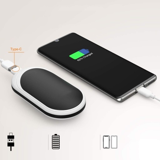 ELEKTRYCZNY OGRZEWACZ DO RĄK POWER BANK 2W1 USB