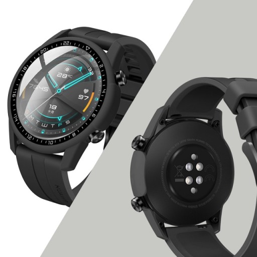 2x Szkło + Etui Pełne do Huawei Watch GT 2 46mm