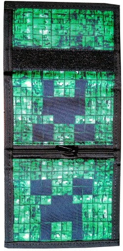 Детский кошелек с темой Minecraft Creeper