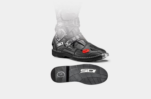 SIDI CROSSFIRE 3 ЧЕРНЫЕ СЕРЫЕ ВНЕДОРОЖНЫЕ КРОССОВКИ, РАЗМЕР 47