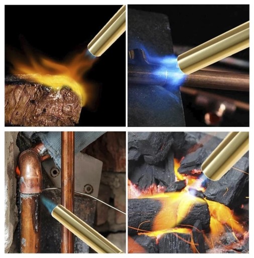 ДЛИННАЯ газовая горелка Паяльник ТЕПЛОВАЯ ГОРЕЛКА + 4x ГАЗ