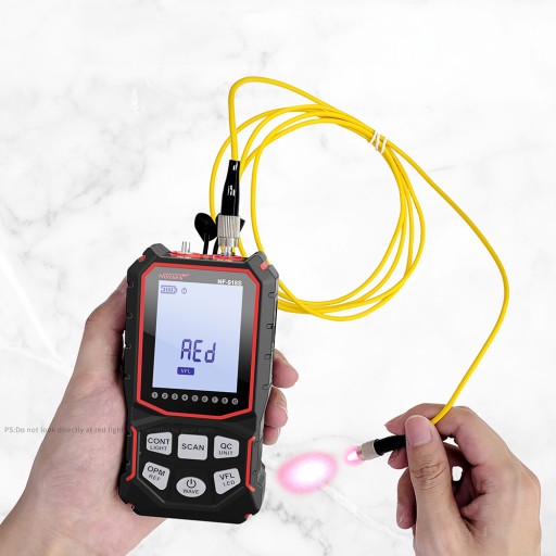 Miernik Tester sieci kabli LAN RJ45 UTP STP światłowody Noyafa NF-918S