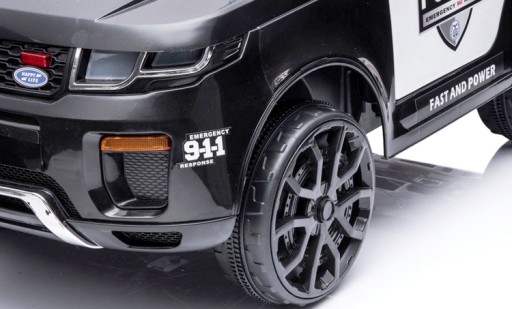 ПОЛИЦЕЙСКИЙ АВТОМОБИЛЬ 12V АККУМУЛЯТОР 2 МОТОРА 45W ПУЛЬТ ДИСТАНЦИОННОГО УПРАВЛЕНИЯ