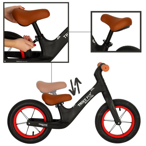 Беговел Trike Fix Balance PRO, черный