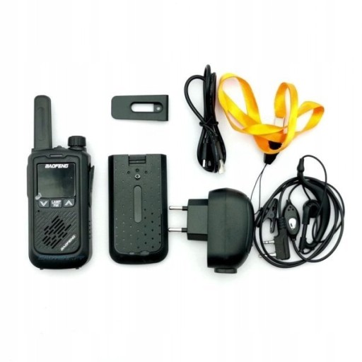 2 рации Baofeng BF-T17 + FM, черные