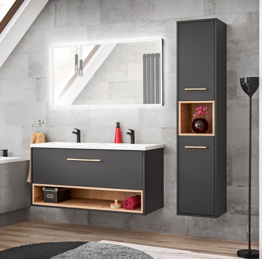 КОМПЛЕКТ МЕБЕЛИ ДЛЯ ВАННОЙ КОМНАТЫ BORNEO COSMOS 120 СМ