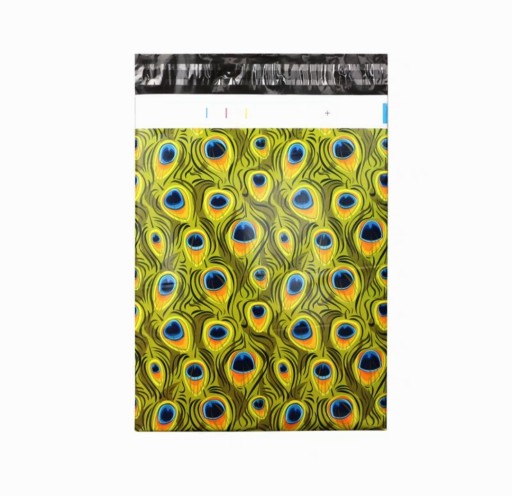 Обертки из фольги декоративной, цветные, курьерские, с печатью, 100 шт.