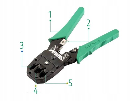 CABLE TESTER RJ45 съемник для обжима LAN3 XL набор сетевых инструментов