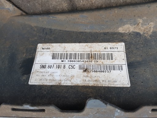 VW Tiguan I 5n Lift 11-15R Bumper Front