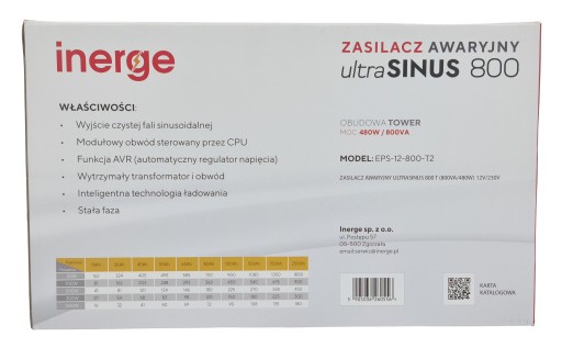 ИСТОЧНИК ПИТАНИЯ ИБП ПРЕОБРАЗОВАТЕЛЬ SINUS 800 ПЕЧЬ