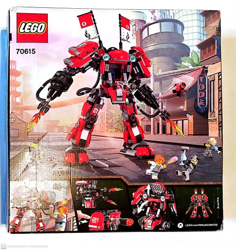 Klocki LEGO Ninjago Movie 70615 - Ognisty robot.