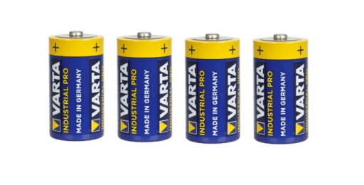 4 щелочные батареи VARTA INDUSTRIAL R14 C 1,5 В
