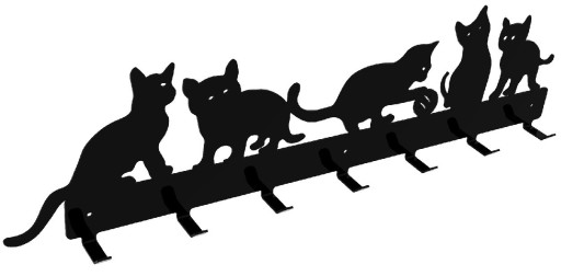 Cat Cats - вешалки для одежды (модель 020)