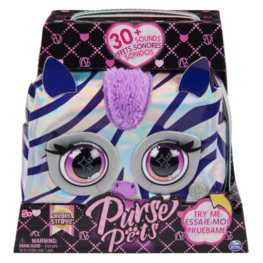 КОШЕЛЕК PETS ZEBRA ИНТЕРАКТИВНАЯ СУМКА С ГЛАЗАМИ 5+