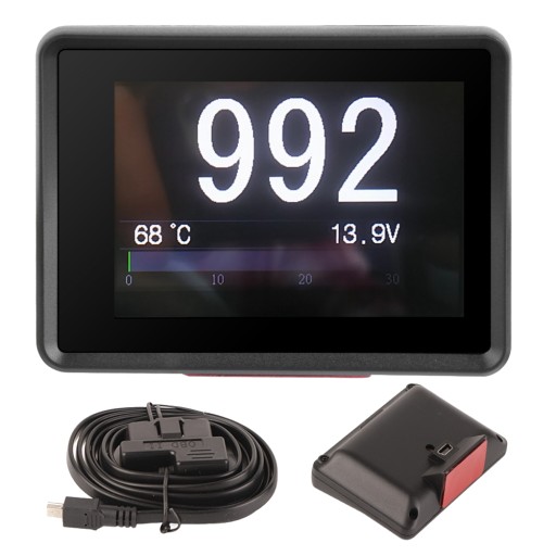ИНДИКАТОРЫ HUD НА ПРОДОЛЖНОМ ДИСПЛЕЕ OBD