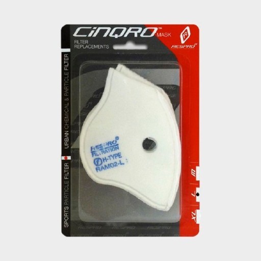 HEPA-фильтр RESPRO Cinqro Sport 2 шт., размер L.