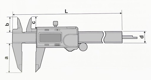 ЭЛЕКТРОННЫЙ ШТАНВЕРМ MAUa-E 200 x 50/0,01 мм