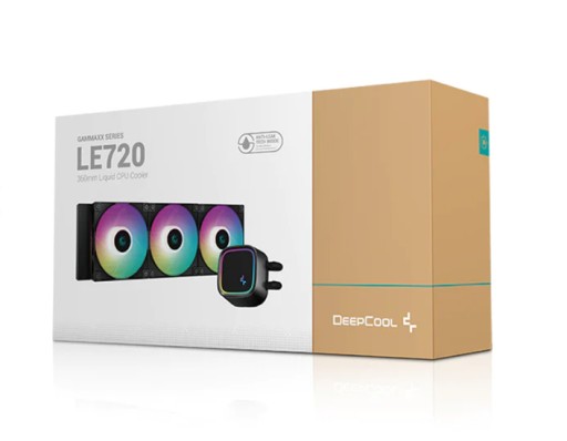 Deepcool LE720 «все в одном», черный, Intel, AMD, жидкостное охлаждение процессора