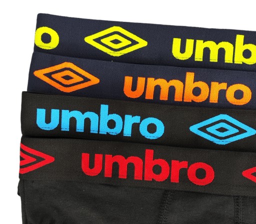 Мужские трусы UMBRO, классическое нижнее белье, 95% хлопок, 4 шт.