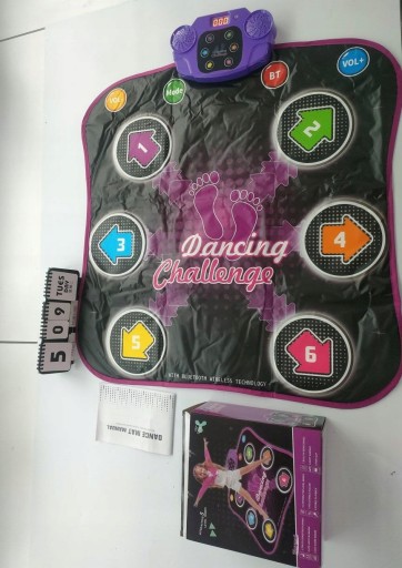 БОЛЬШОЙ ТАНЦЕВАЛЬНЫЙ КОВРИК МУЗЫКАЛЬНАЯ ТАНЦЕВАЛЬНАЯ ИГРА 79*90
