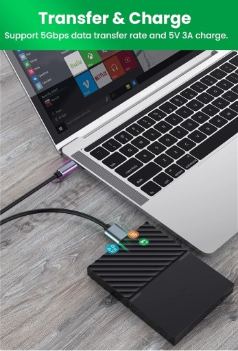 КАБЕЛЬ USB 3.0 ДЛЯ ВНЕШНЕГО НАКОПИТЕЛЯ SAMSUNG SSD USB 3.0 MICRO B USB C 1M
