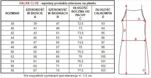 MEWA BIAŁA HALKA DAMSKA CLOE R.38