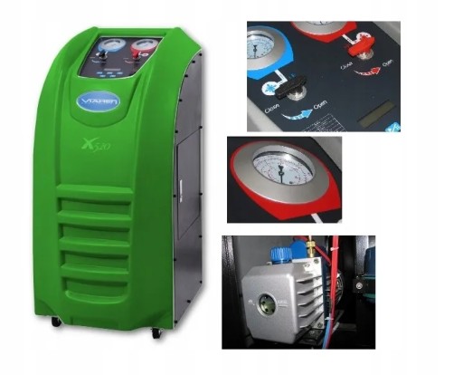 STACJA DO KLIMATYZACJI VIAKEN X520 CZYNNIK R134A OLEJ ZAWORKI