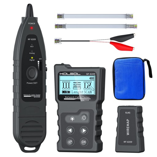 NOYAFA NF-8209 RJ45 CE LAN POE тестер кабеля