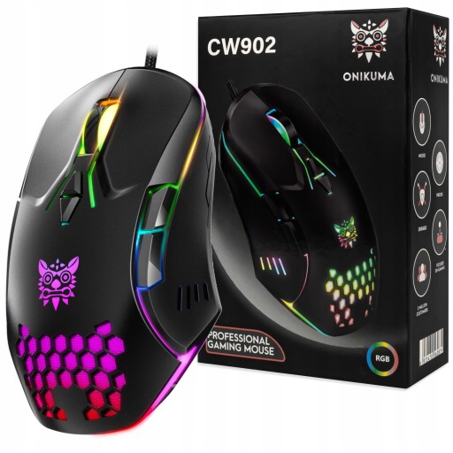 ONIKUMA CW902 ПРОВОДНАЯ ИГРОВАЯ МЫШЬ С RGB ПОДСВЕТКОЙ 1,5 М