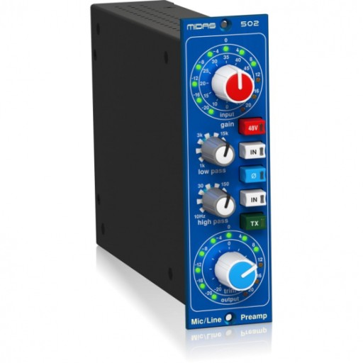 Midas MICROPHONE PREAMPLIFIER 502 V2 Модуль микрофонного предусилителя в
