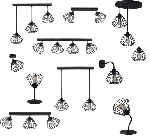 ПОТОЛОЧНЫЙ СВЕТИЛЬНИК ПБ-3П LED LOFT E27 DRUCIAK M