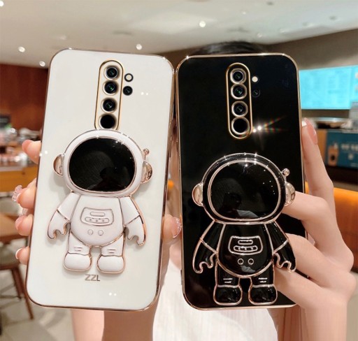Чехол космонавта для Xiaomi Redmi Note 8 Pro +9H