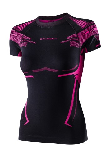 ФУТБОЛКА ЖЕНСКАЯ BRUBECK DRY THERMOACTIVE SPORTS, КОРОТКИЙ РУКАВ, XL