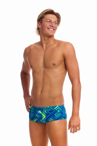 Мужские плавки Funky Trunks Help Me Rhombus - Sidewinder XL (UK38)