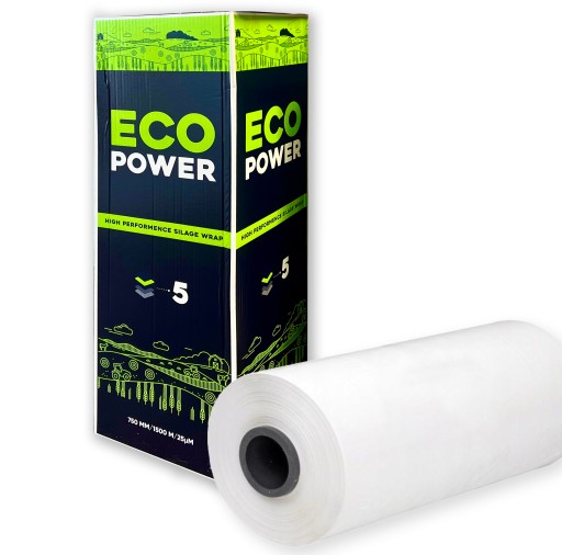 Folia do sianokiszonki 750 ECOPOWER folia do bel - SPRAWDZONA w polu! 5-war