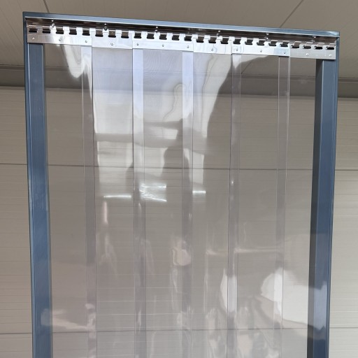 Kurtyna paskowa 102x260 folia pas PCV grubość 2mm zasłona drzwiowa