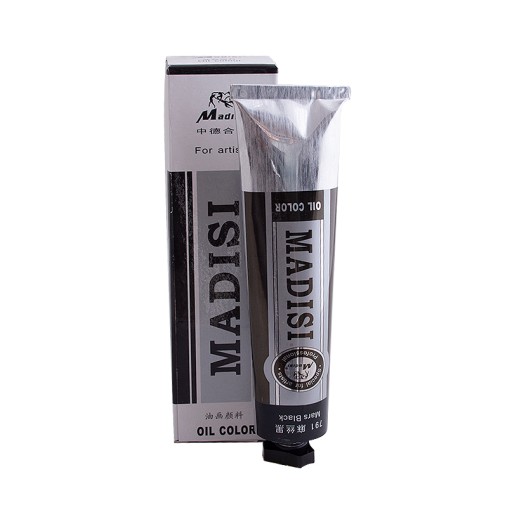 Artystyczna Farba Olejna Czarna 170ml - Madisi- 791 mars black Ekonomiczna