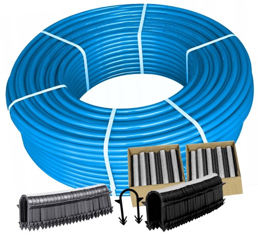 KAN-therm PE-RT СИНЯЯ НАПОЛЬНАЯ ТРУБА 16X2мм 200м PEX