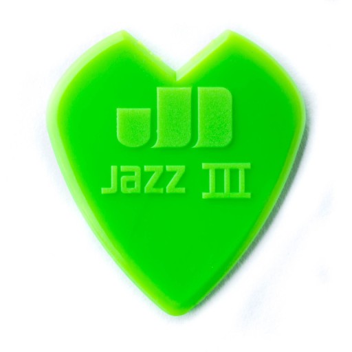 JAZZ III Green sygn Kirk Hammet Metallica Kostka gitarowa precyzyjna Dunlop