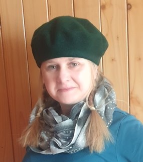 Beret klasyczny wełniany w stylu francuskim brąz
