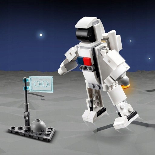 НАБОР LEGO CREATOR 3В1 31142 «КОСМИЧЕСКИЕ РОЛИКОВЫЕ ГОРКИ» + БЕСПЛАТНЫЙ LEGO 31134