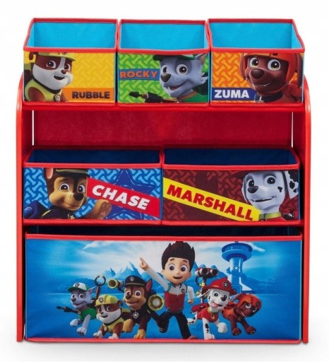 ОРГАНИЗАТОР PAW PATROL КОНТЕЙНЕРЫ ПОЛКА ДЛЯ ИГРУШЕК