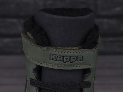 Kappa LINEUP FUR K Army/Black детская зимняя обувь, утепленный мех