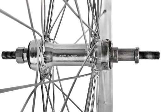 KOŁO 27 TYLNE WOLNOBIEG ALUMINIOWE V-BR QUANDO SREBRNE
