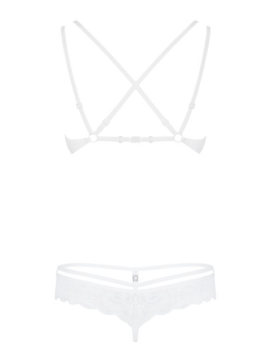860-SET-2 комплект нижнего белья белого цвета S/M Obsessive