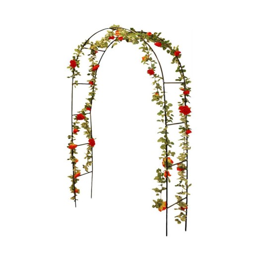 Piękna Metalowa Pergola Ogrodowa Na Pnącza Róże 240cm Łuk Różany Rosenbogen